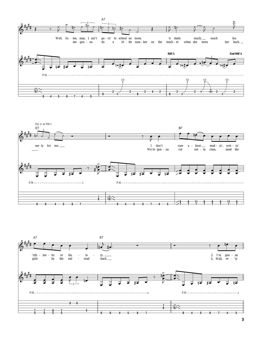 (She's) Sexy And 17 (She's) Sexy And 17 Acoustic Guitar scores gallery preview page 3