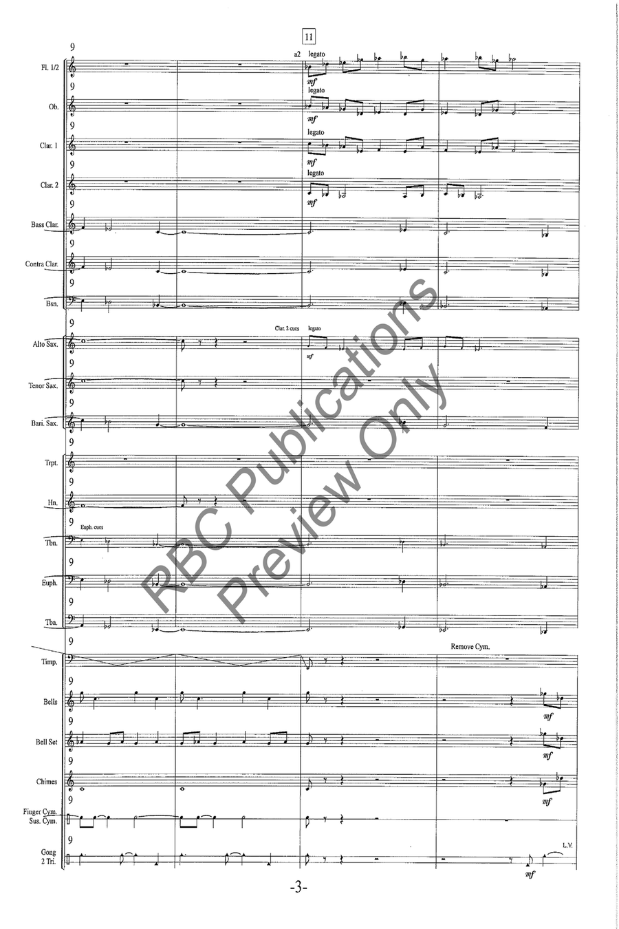 Dim Points Of Light Dim Points Of Light Concert Band scores gallery preview page 6