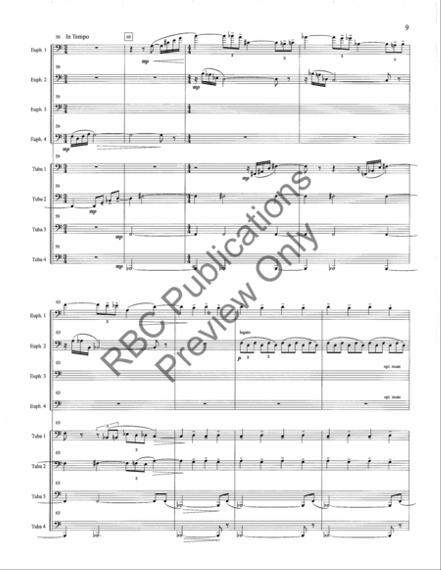 Frescos De Bonampak Octet 3 Chamber Music scores gallery preview page 12