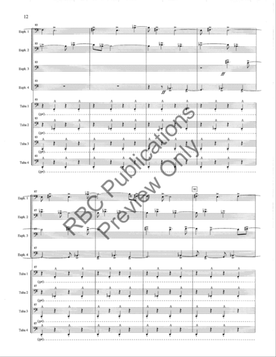 Frescos De Bonampak Octet 3 Chamber Music scores gallery preview page 15