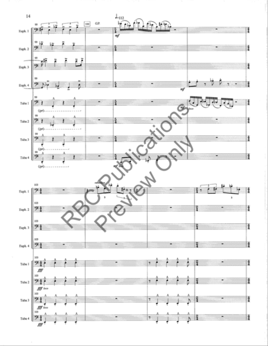 Frescos De Bonampak Octet 3 Chamber Music scores gallery preview page 17