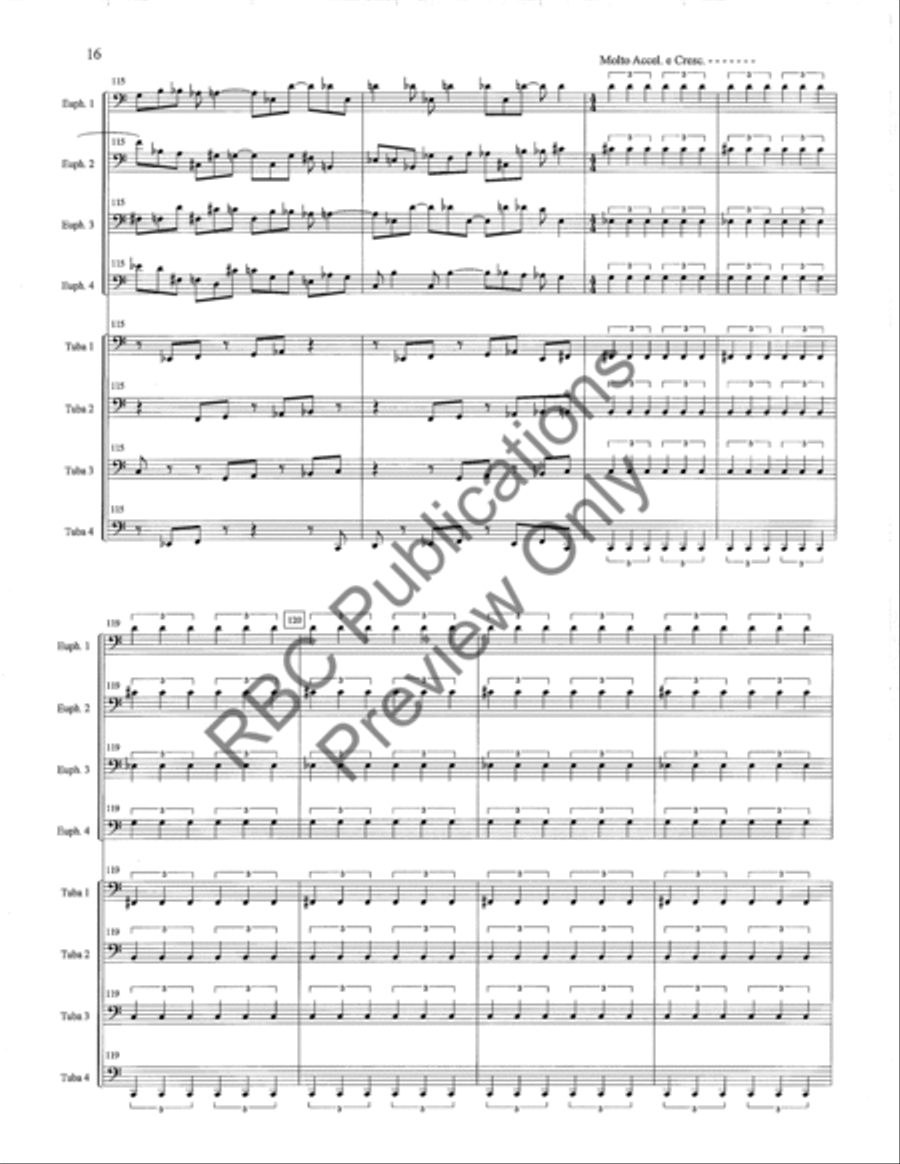 Frescos De Bonampak Octet 3 Chamber Music scores gallery preview page 19