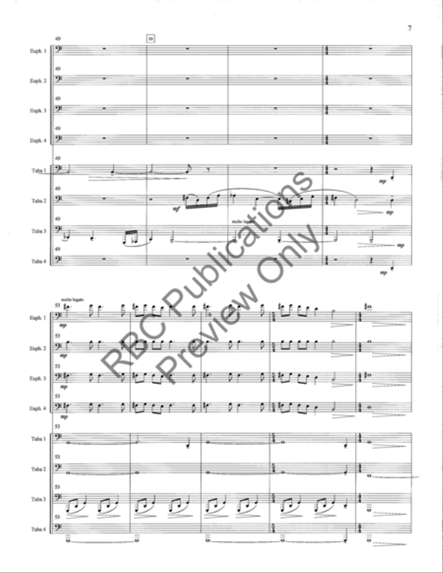 Frescos De Bonampak Octet 3 Chamber Music scores gallery preview page 10