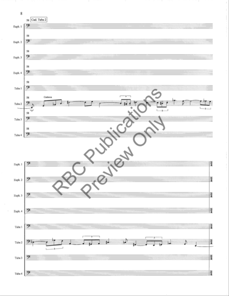 Frescos De Bonampak Octet 3 Chamber Music scores gallery preview page 11