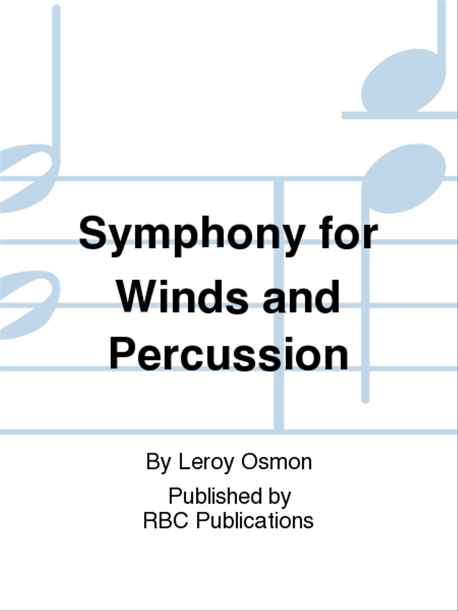 Symphony for Winds and Percussion Concert Band scores gallery preview page 1