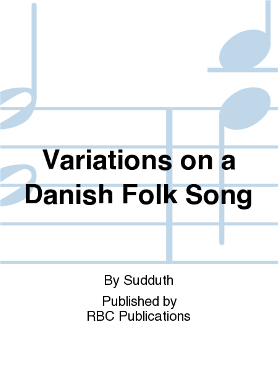 Variations on a Danish Folk Song Concert Band scores gallery preview page 1