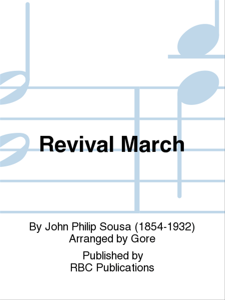 Revival March Concert Band scores gallery preview page 1