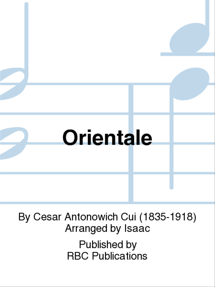 Orientale Full Orchestra scores gallery preview page 1