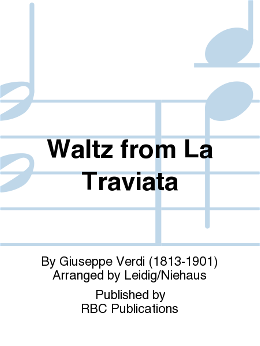 Waltz from La Traviata Full Orchestra scores gallery preview page 1