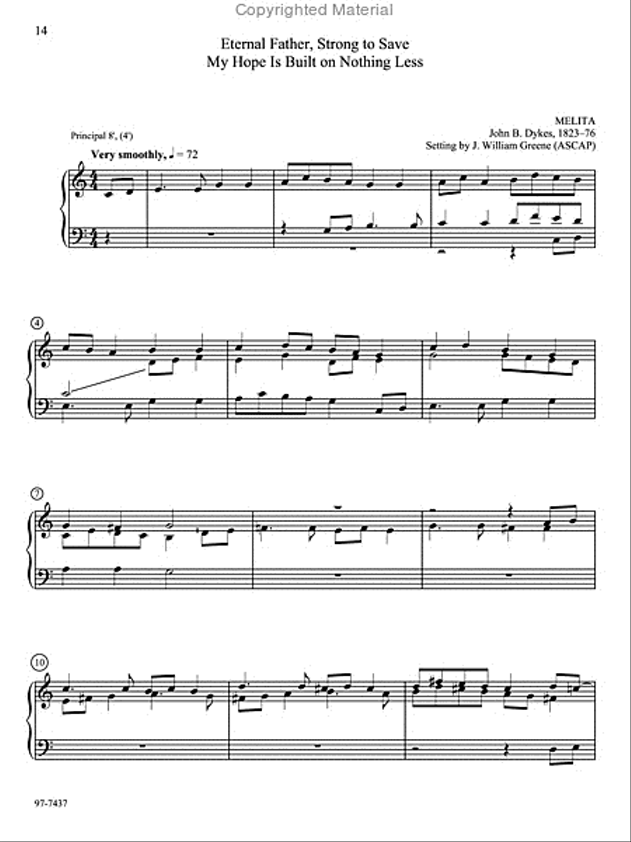 Love Divine: Six Practical Hymn Preludes on Familiar Tunes Organ scores gallery preview page 12