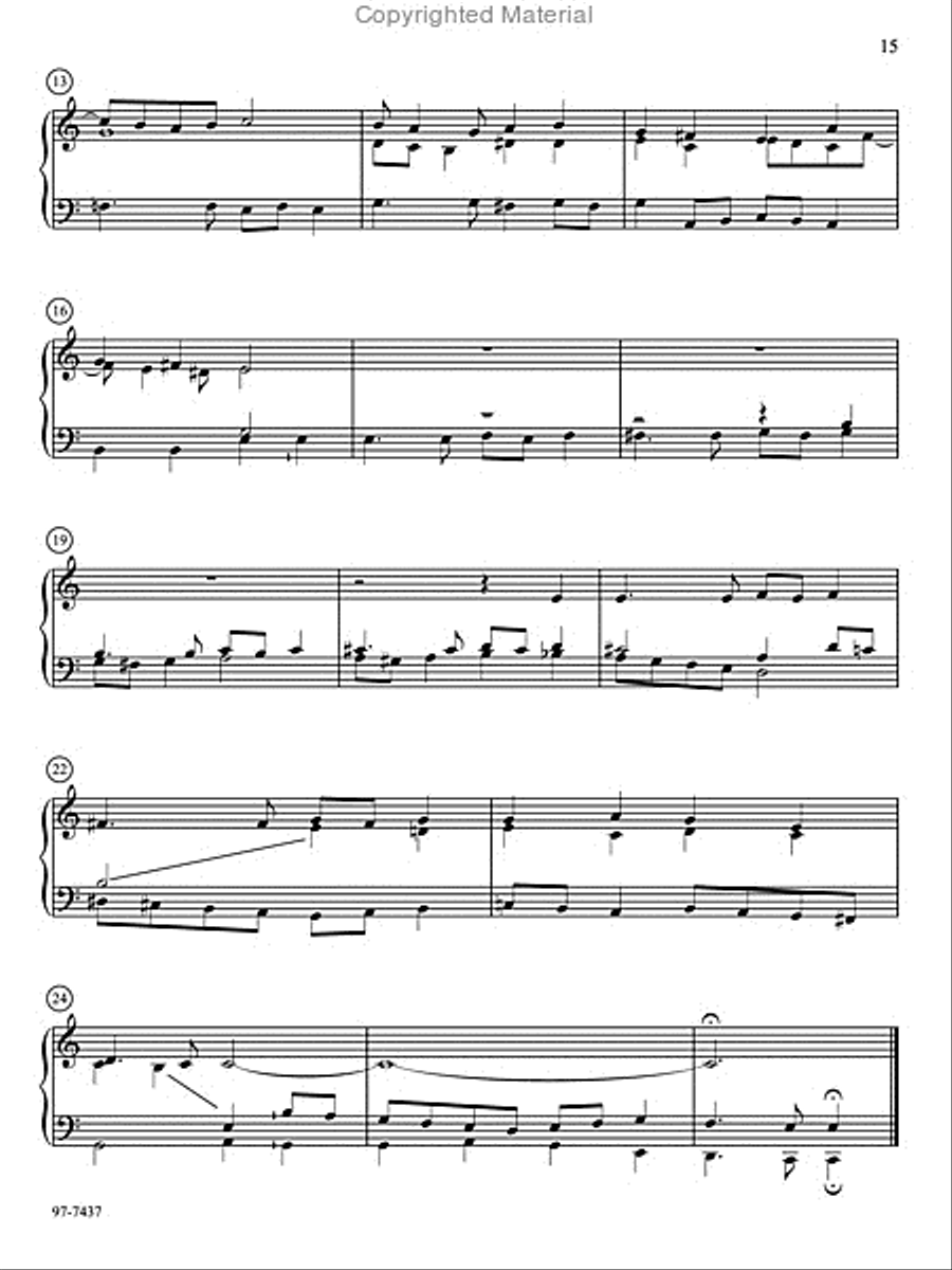 Love Divine: Six Practical Hymn Preludes on Familiar Tunes Organ scores gallery preview page 13