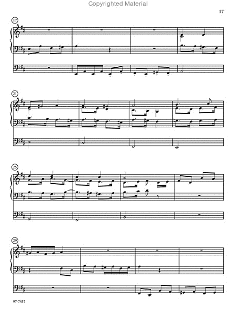 Love Divine: Six Practical Hymn Preludes on Familiar Tunes Organ scores gallery preview page 15