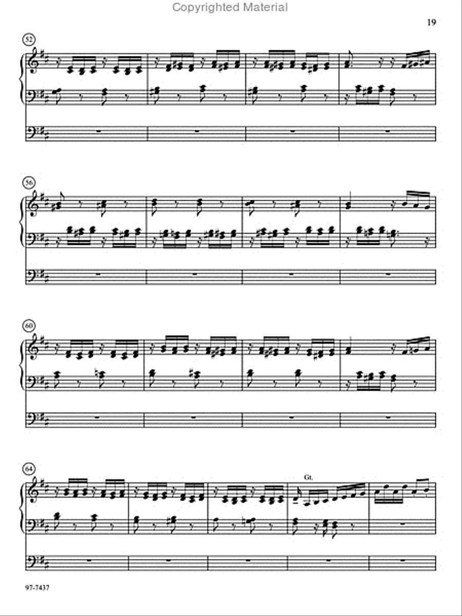 Love Divine: Six Practical Hymn Preludes on Familiar Tunes Organ scores gallery preview page 17
