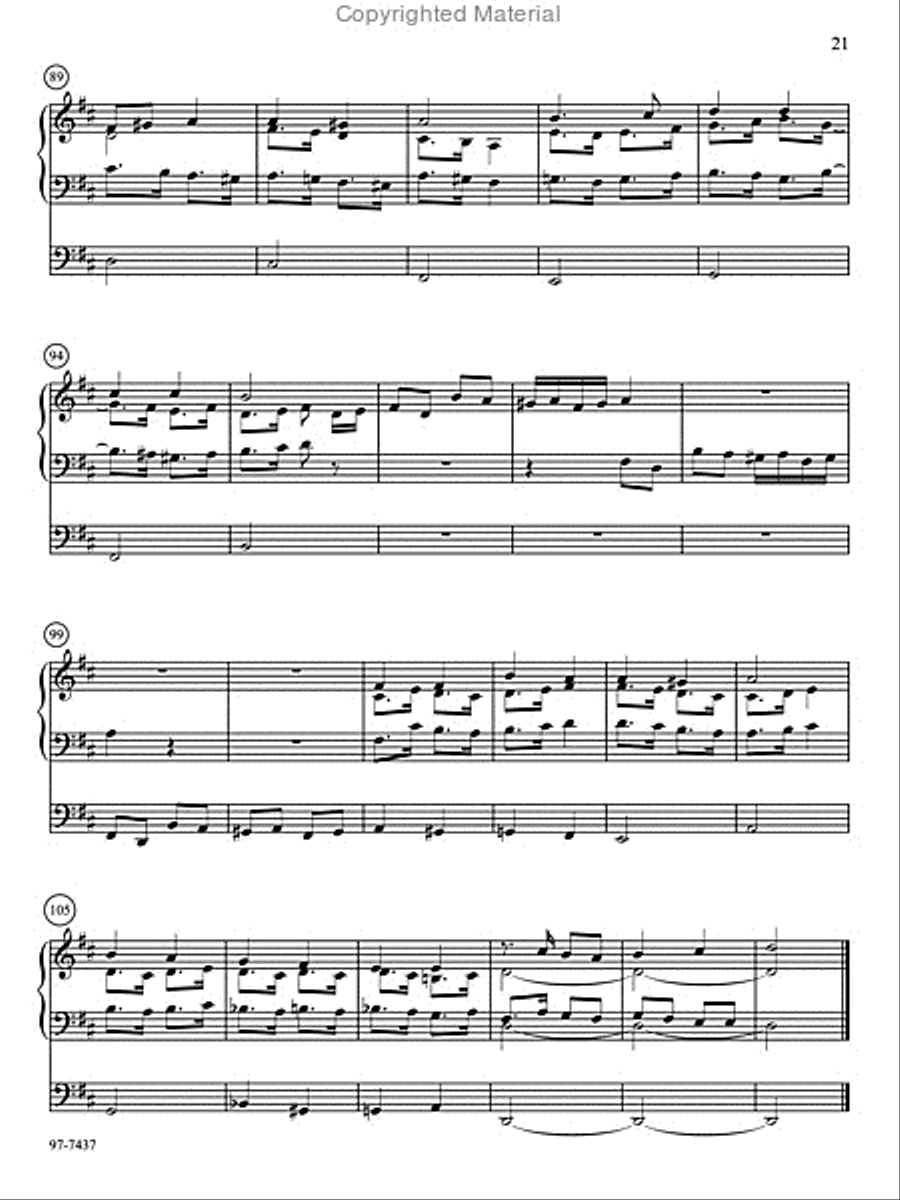 Love Divine: Six Practical Hymn Preludes on Familiar Tunes Organ scores gallery preview page 19