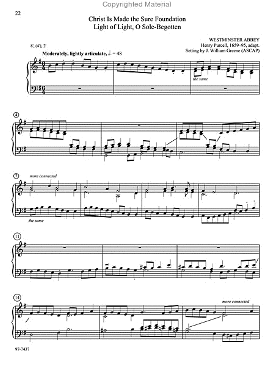 Love Divine: Six Practical Hymn Preludes on Familiar Tunes Organ scores gallery preview page 20