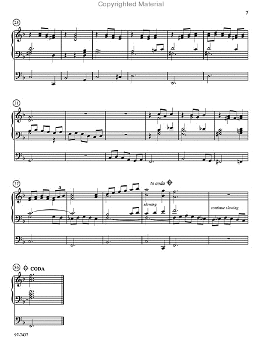 Love Divine: Six Practical Hymn Preludes on Familiar Tunes Organ scores gallery preview page 5