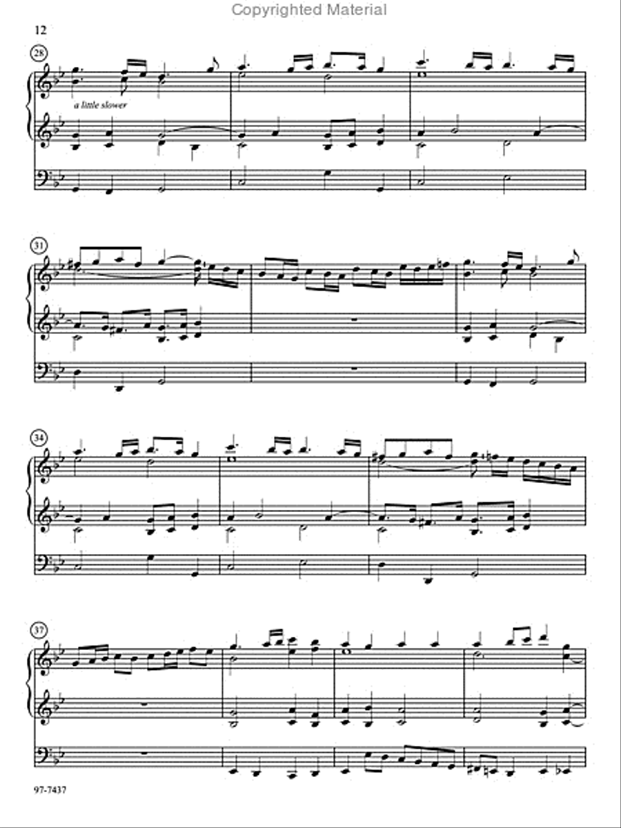 Love Divine: Six Practical Hymn Preludes on Familiar Tunes Organ scores gallery preview page 10