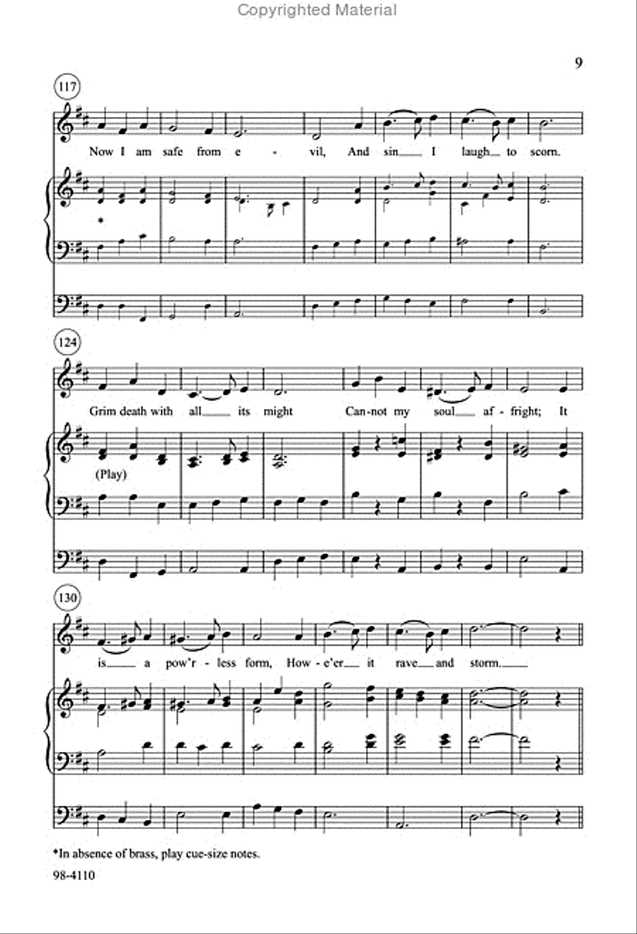 Awake, My Heart, with Gladness (Hildebrand) Choir scores gallery preview page 8