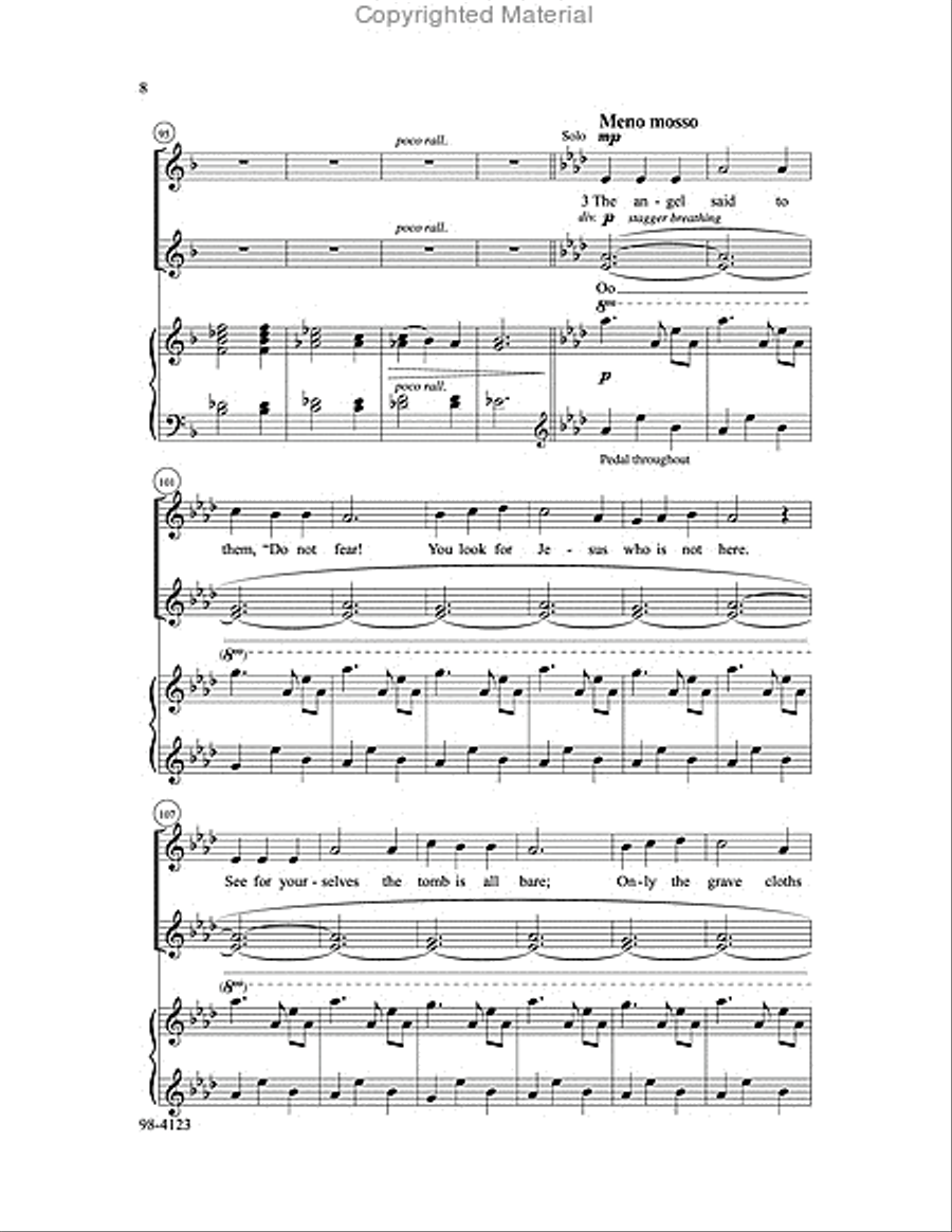 Christ Has Arisen, Alleluia Choir scores gallery preview page 7
