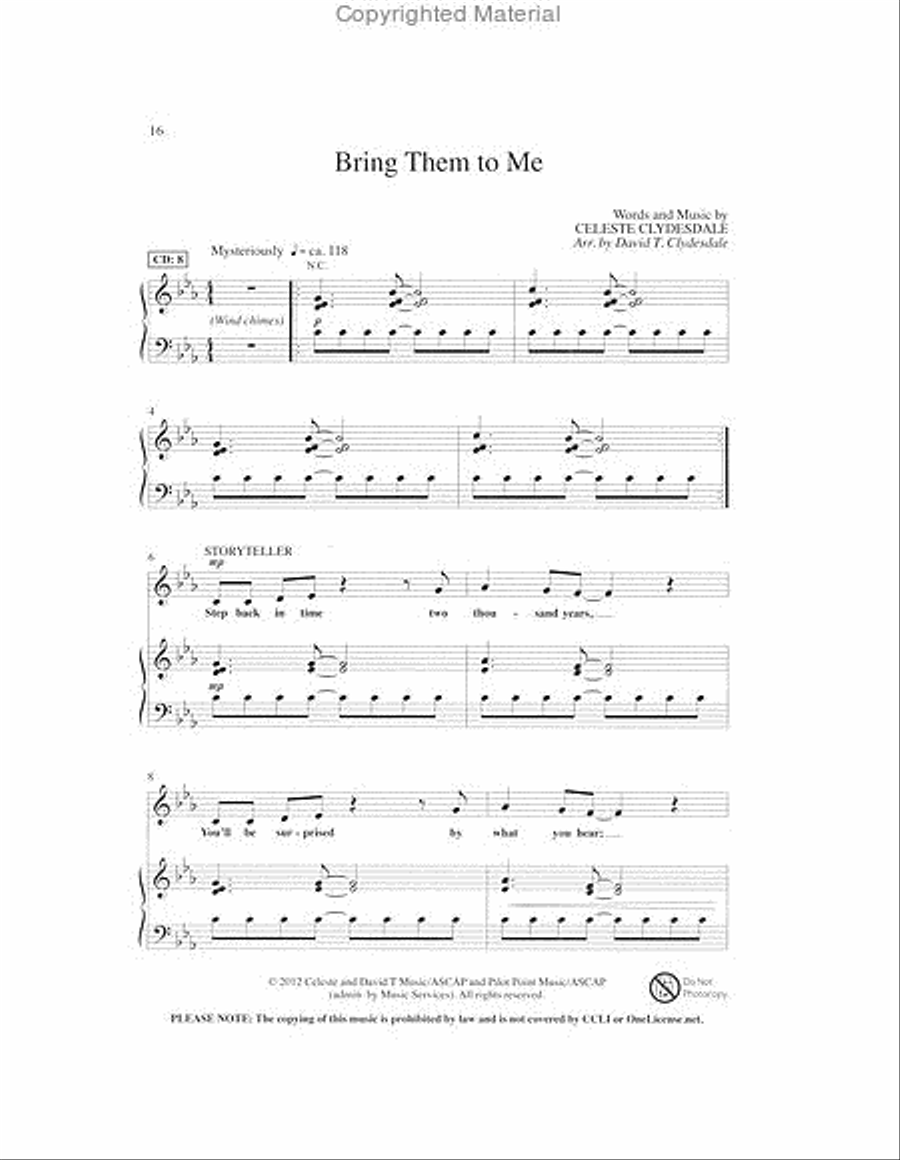 A Rockin' Royal Christmas (Book) Unison Choir scores gallery preview page 3