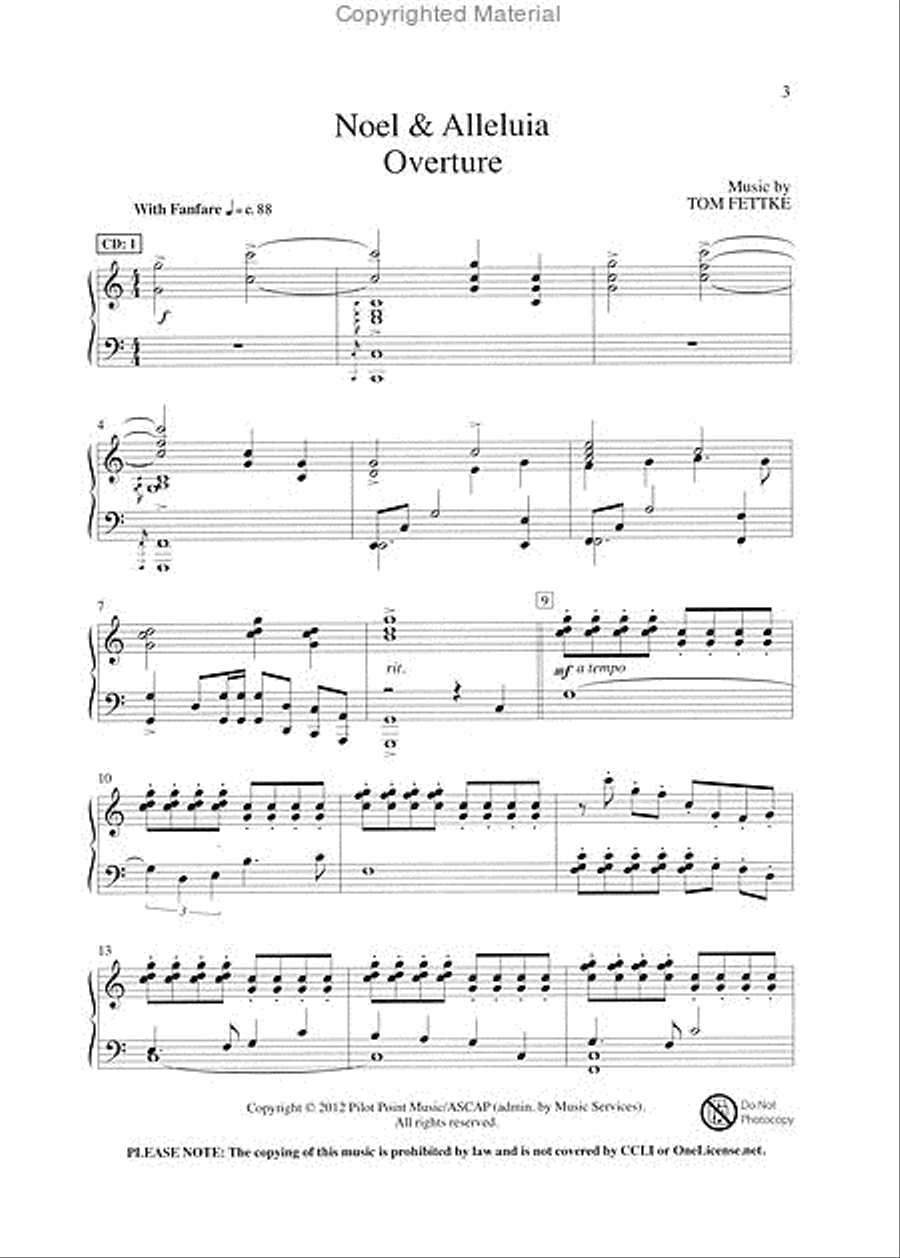 Noel and Alleluia! Jesus Is Born (Book) 4-Part scores gallery preview page 2