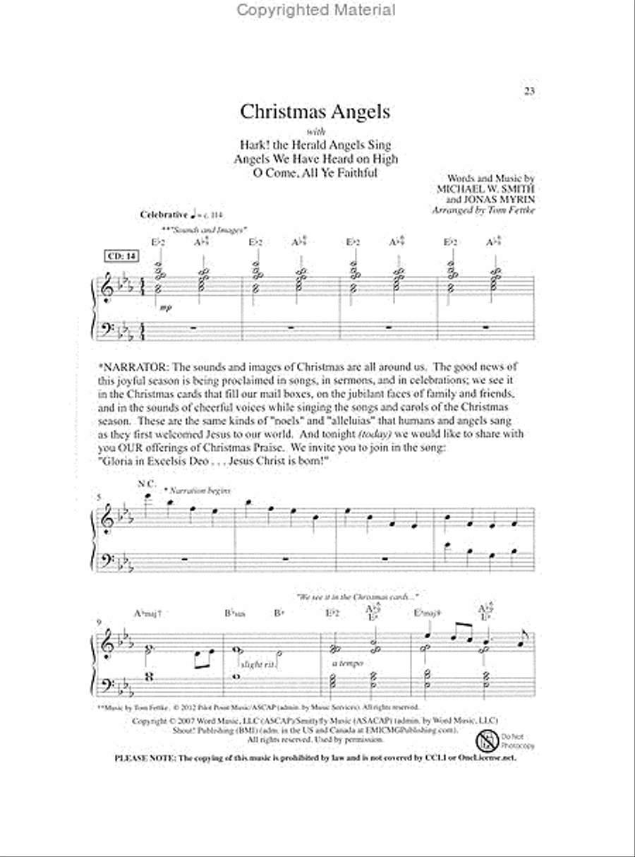 Noel and Alleluia! Jesus Is Born (Book) 4-Part scores gallery preview page 4