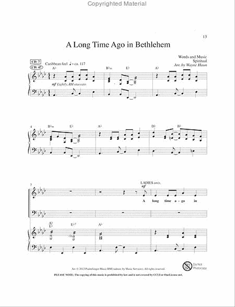 Repeat the Sounding Joy! (Book) 4-Part scores gallery preview page 3