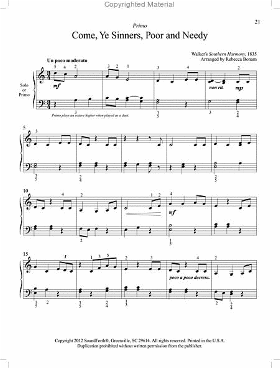Seek Ye First Seek Ye First Easy Piano scores gallery preview page 12