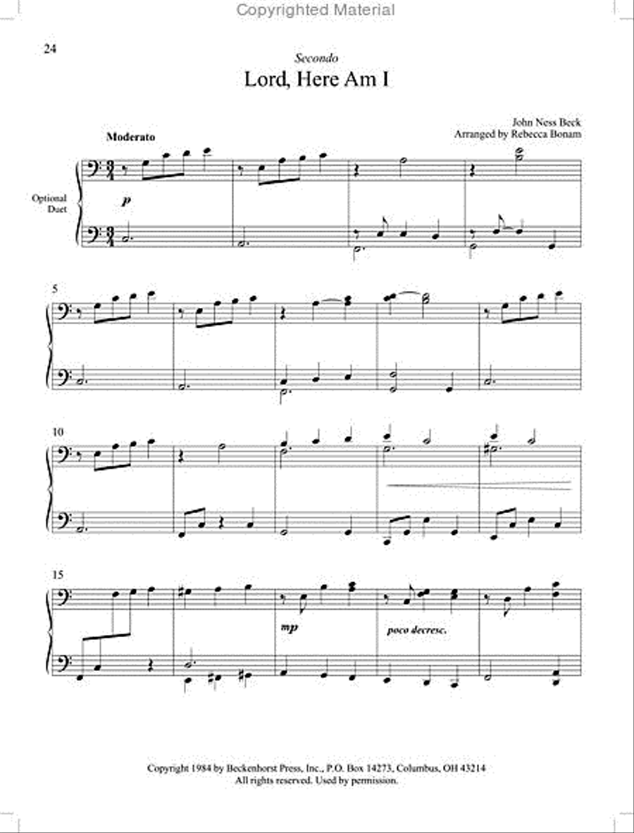 Seek Ye First Seek Ye First Easy Piano scores gallery preview page 13