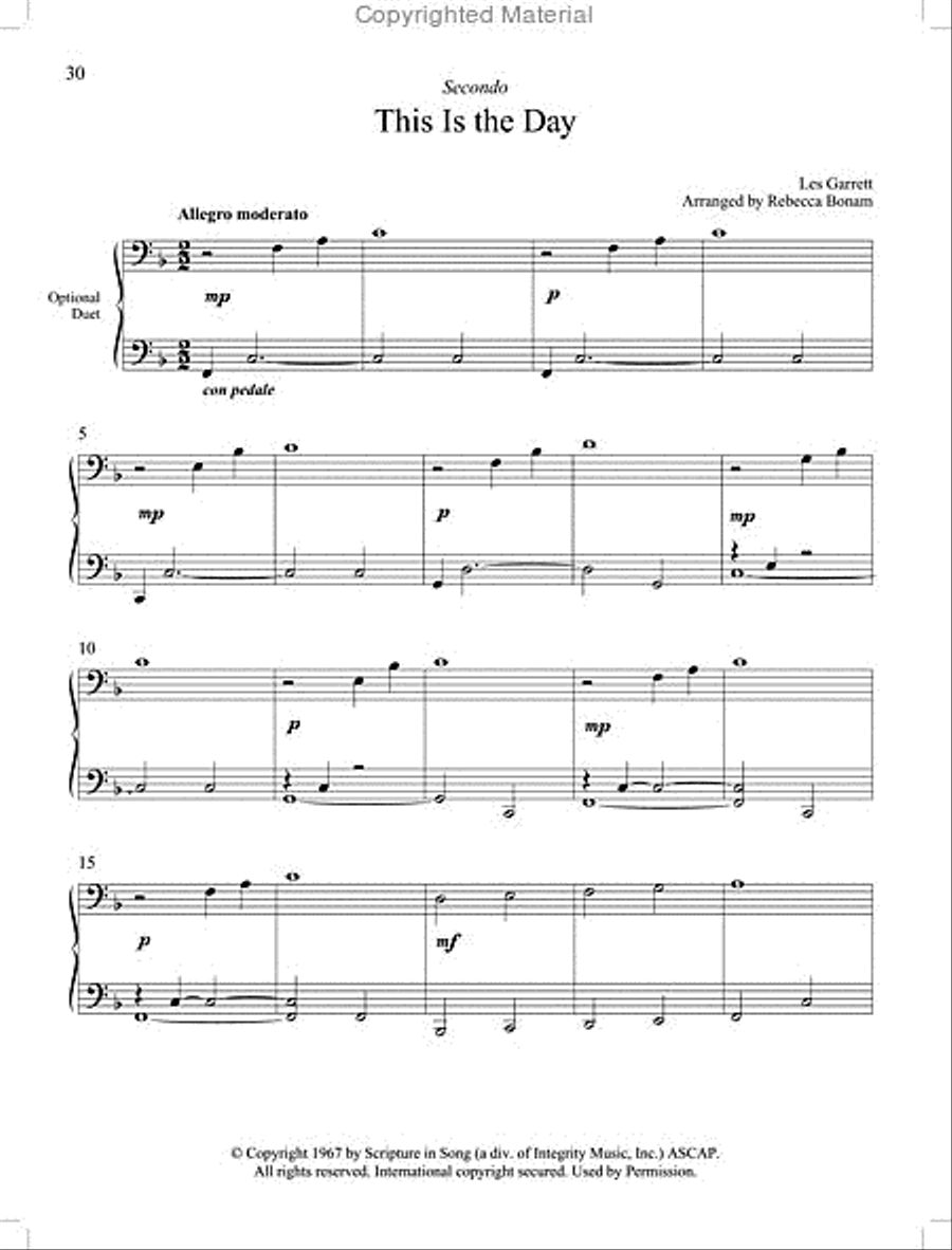Seek Ye First Seek Ye First Easy Piano scores gallery preview page 15