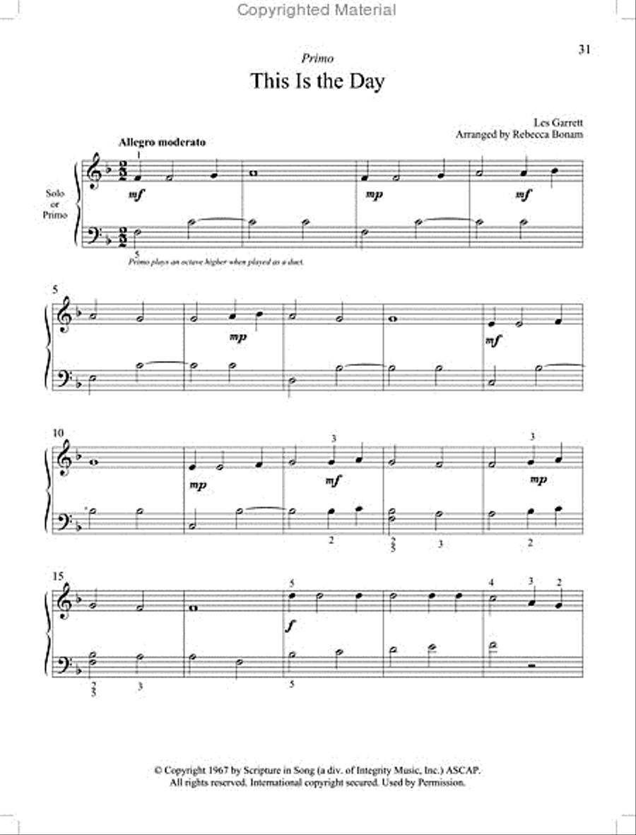 Seek Ye First Seek Ye First Easy Piano scores gallery preview page 16