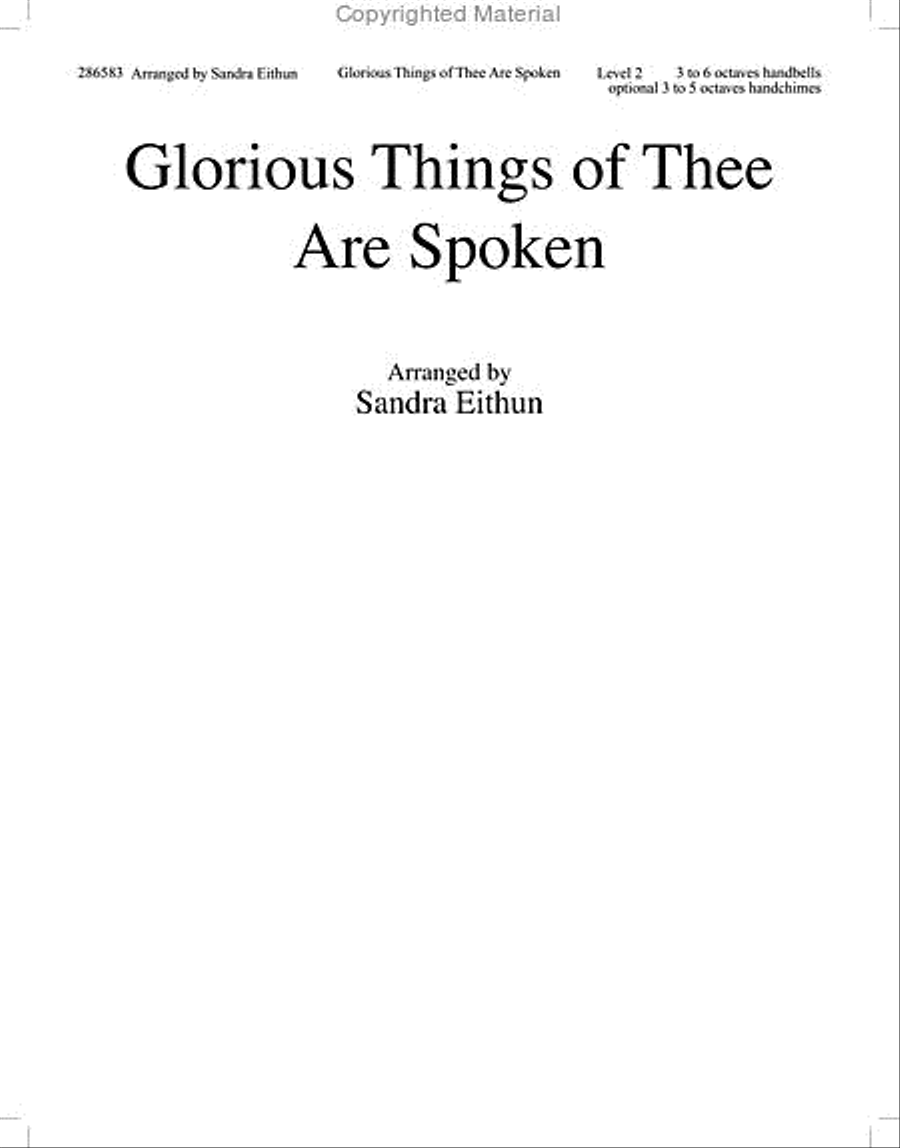 Glorious Things of Thee Are Spoken 5-Octaves scores gallery preview page 2