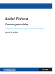 Concerto for violin (violin part)