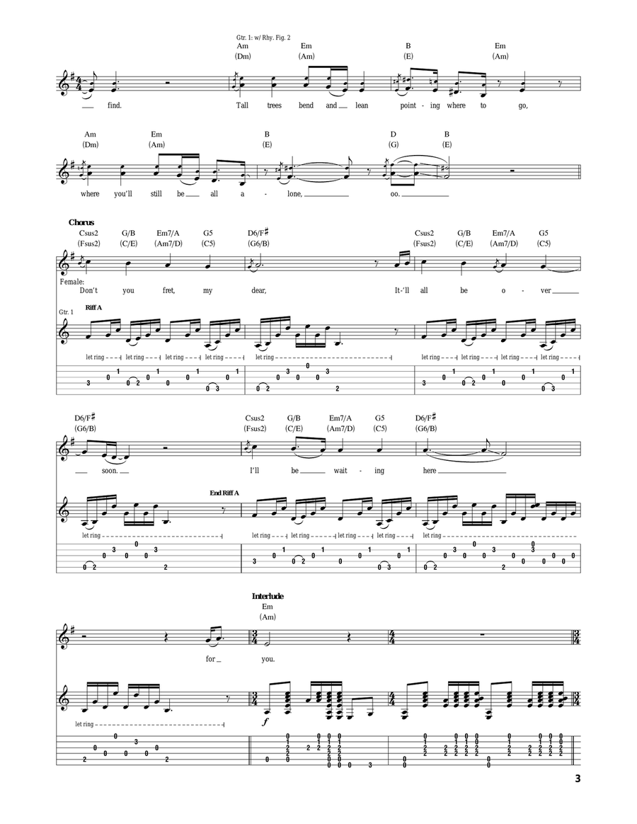 Kingdom Come Kingdom Come Acoustic Guitar scores gallery preview page 3