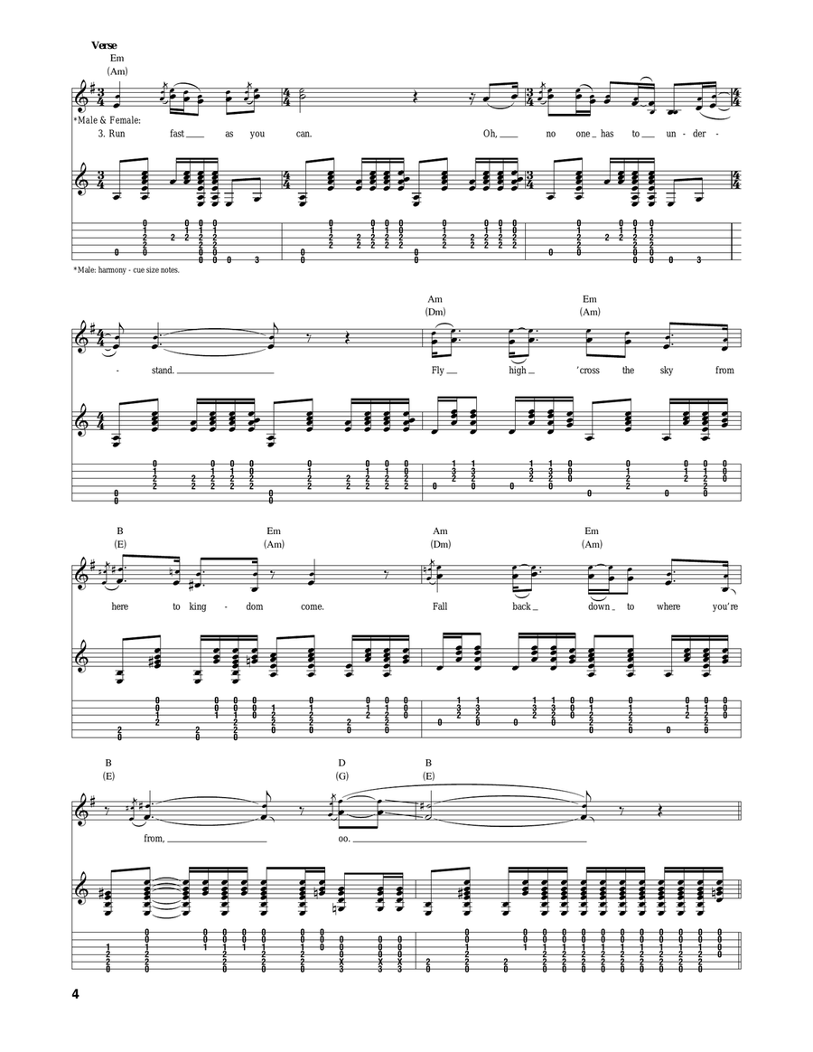 Kingdom Come Kingdom Come Acoustic Guitar scores gallery preview page 4