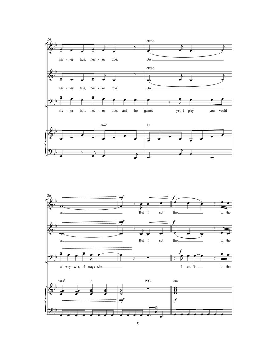 Set Fire To The Rain Set Fire To The Rain Acoustic Guitar scores gallery preview page 5