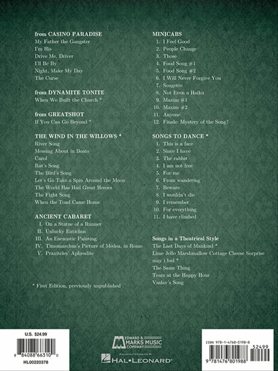 William Bolcom: Theatrical Songs Medium Voice scores gallery preview page 3