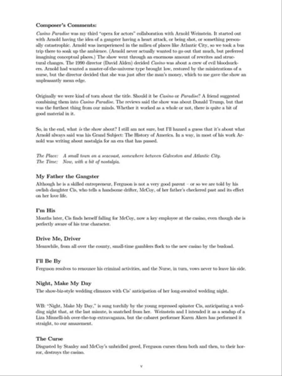 William Bolcom: Theatrical Songs Medium Voice scores gallery preview page 5