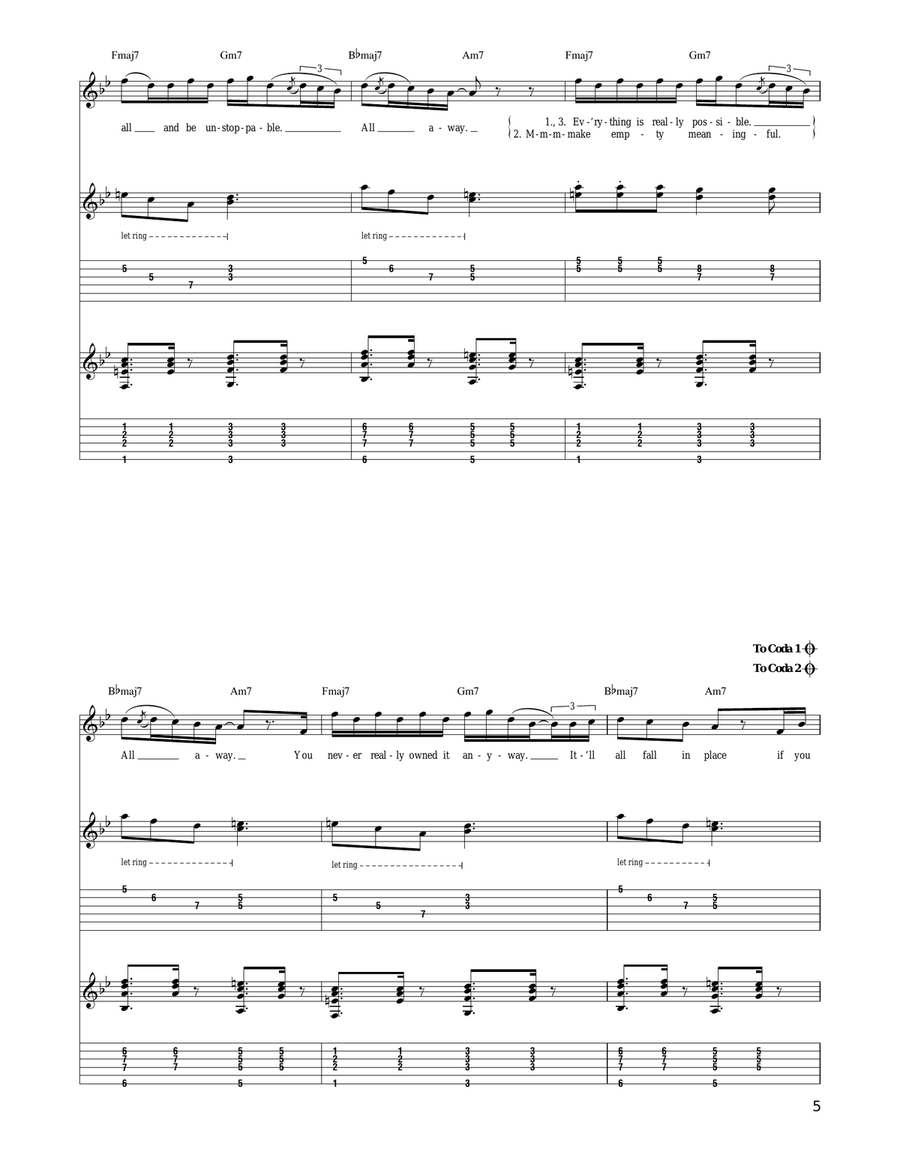 5/6 5/6 Acoustic Guitar scores gallery preview page 5