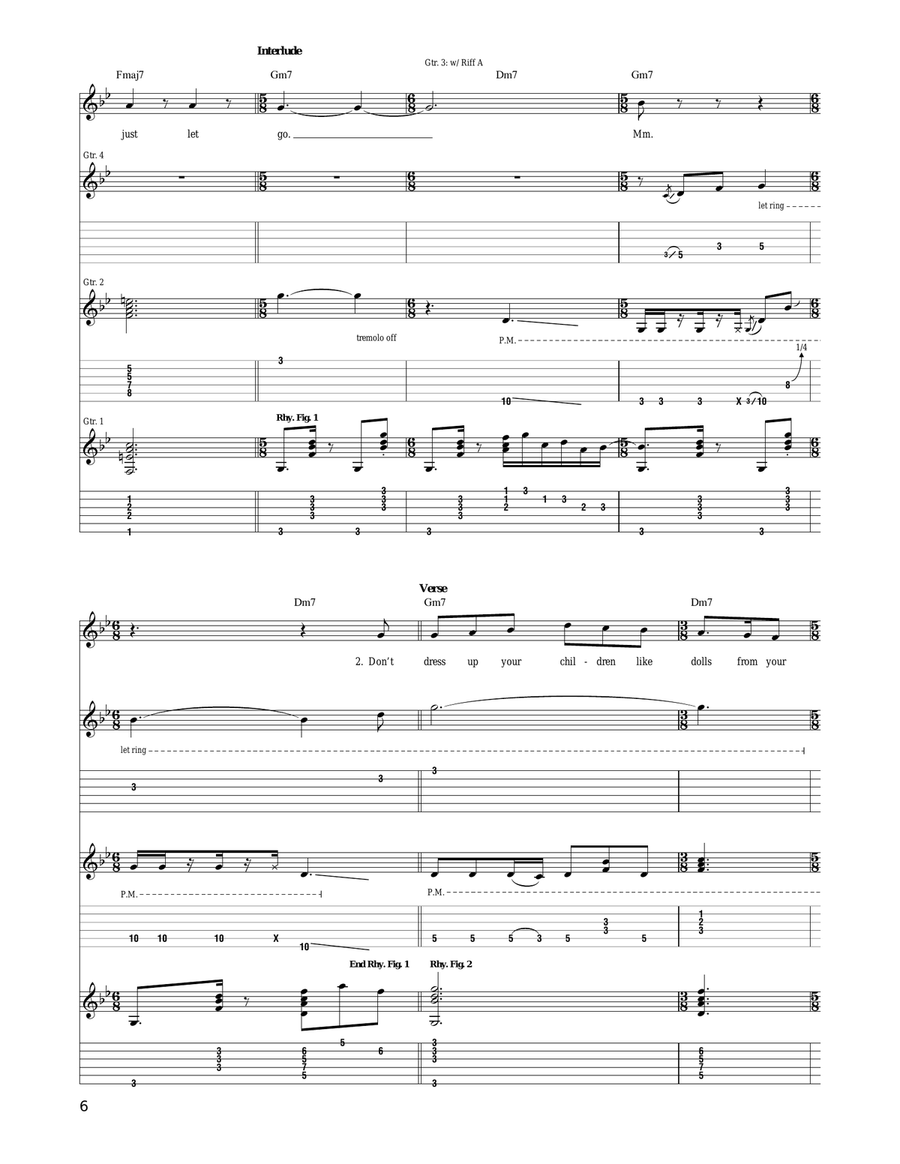 5/6 5/6 Acoustic Guitar scores gallery preview page 6