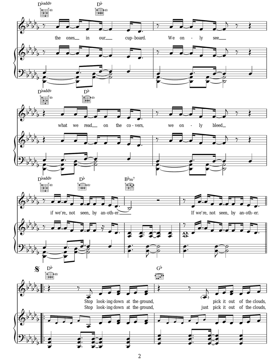 Clouds Clouds Acoustic Guitar scores gallery preview page 2