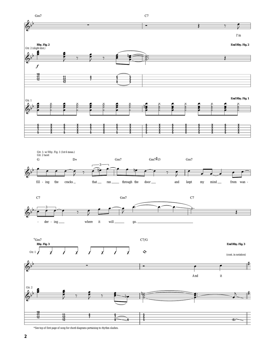Fixing A Hole Acoustic Guitar scores gallery preview page 2