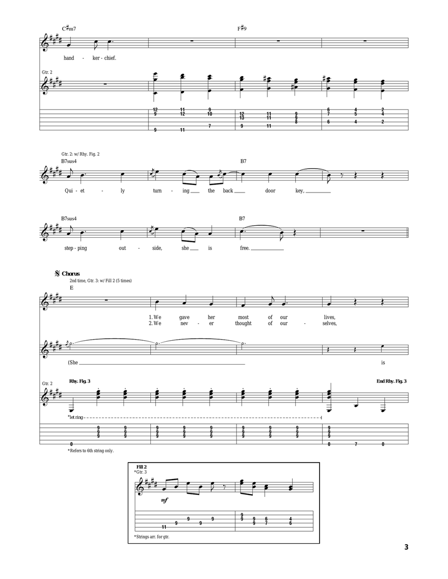 She's Leaving Home She's Leaving Home Acoustic Guitar scores gallery preview page 3