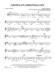 Grown Up Christmas List (with Optional Vocal Solo) - Eb Alto Clarinet