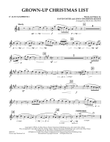 Grown Up Christmas List (with Optional Vocal Solo) - Eb Alto Saxophone 1