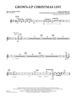Grown Up Christmas List (with Optional Vocal Solo) - Mallet Percussion