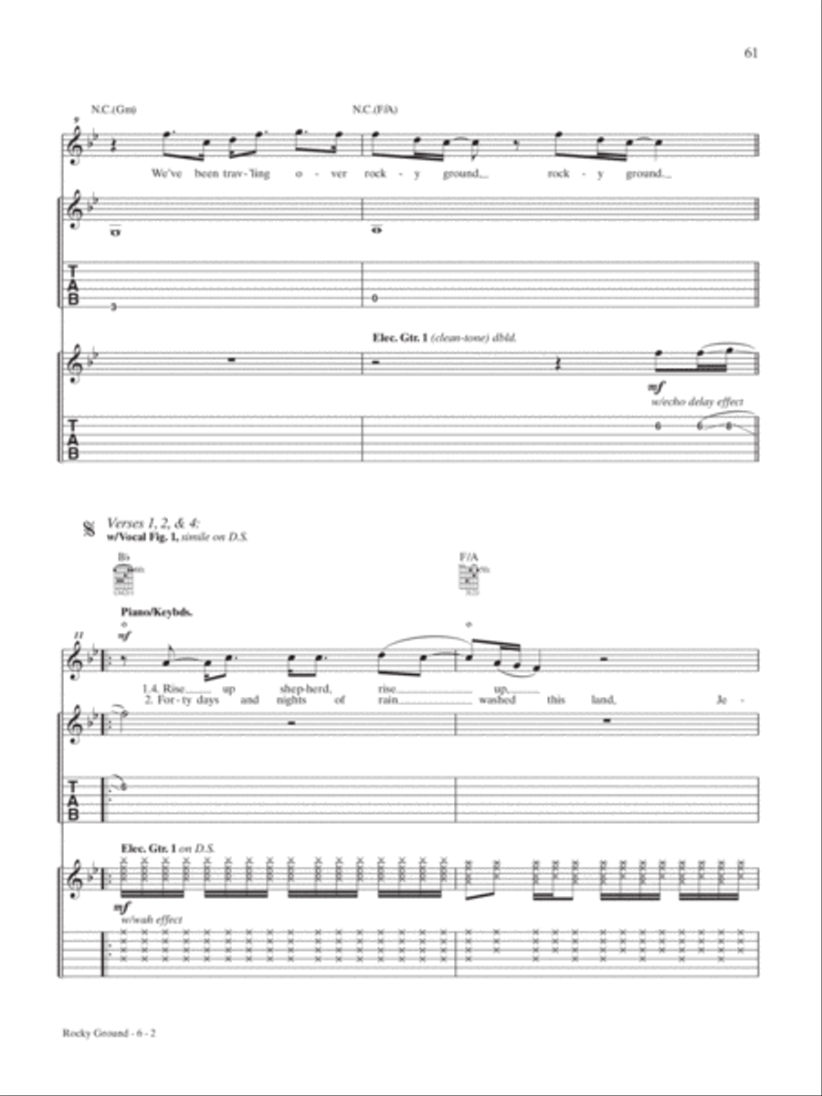 Rocky Ground Guitar Tablature scores gallery preview page 2