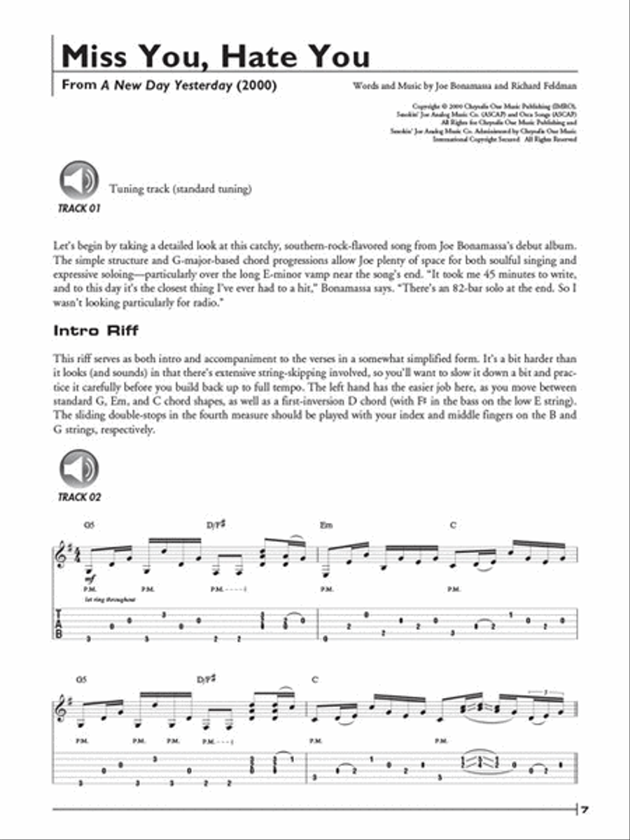 Joe Bonamassa Legendary Licks Electric Guitar scores gallery preview page 4
