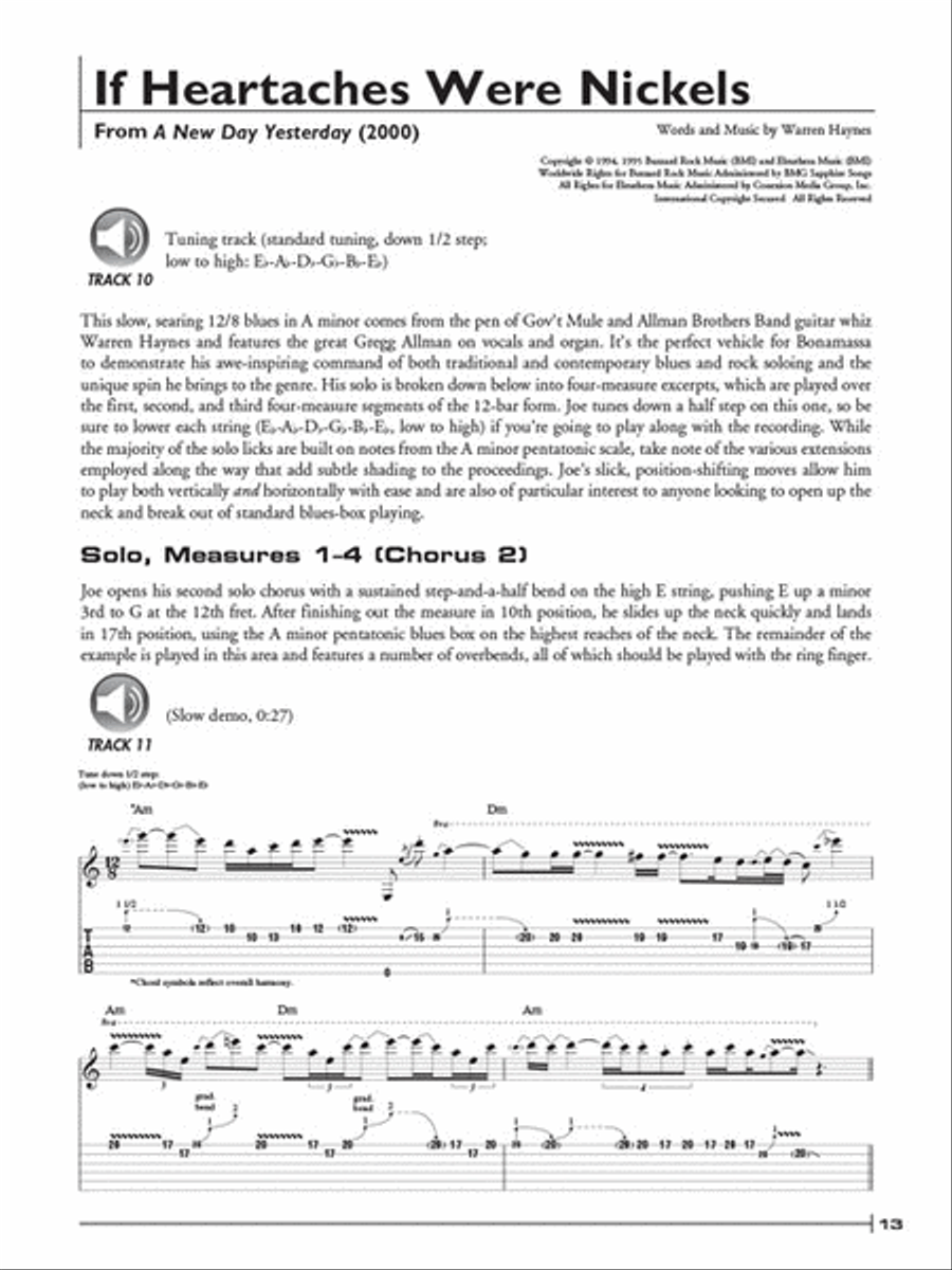Joe Bonamassa Legendary Licks Electric Guitar scores gallery preview page 5