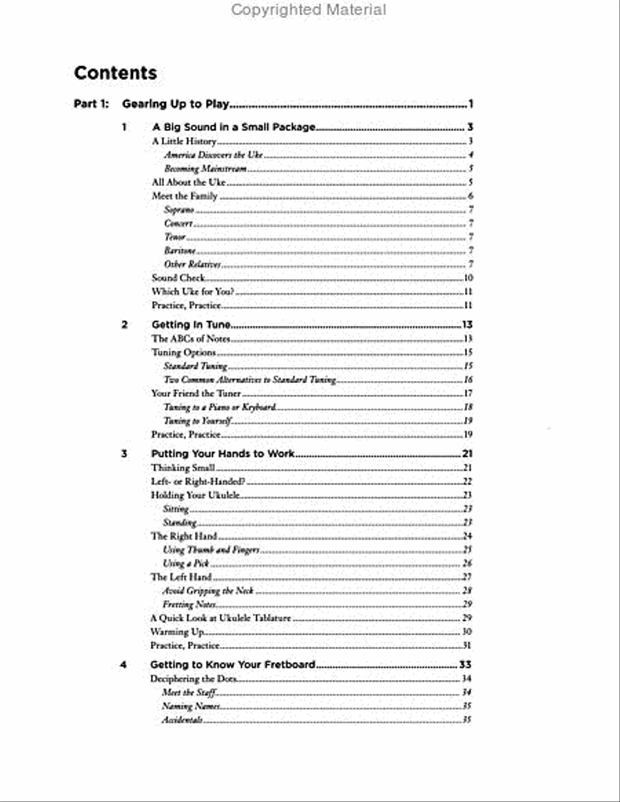 The Complete Idiot's Guide to Playing the Ukulele Ukulele scores gallery preview page 2